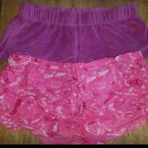 4 piece Victoria's Secret set shorts, purse,lounge
